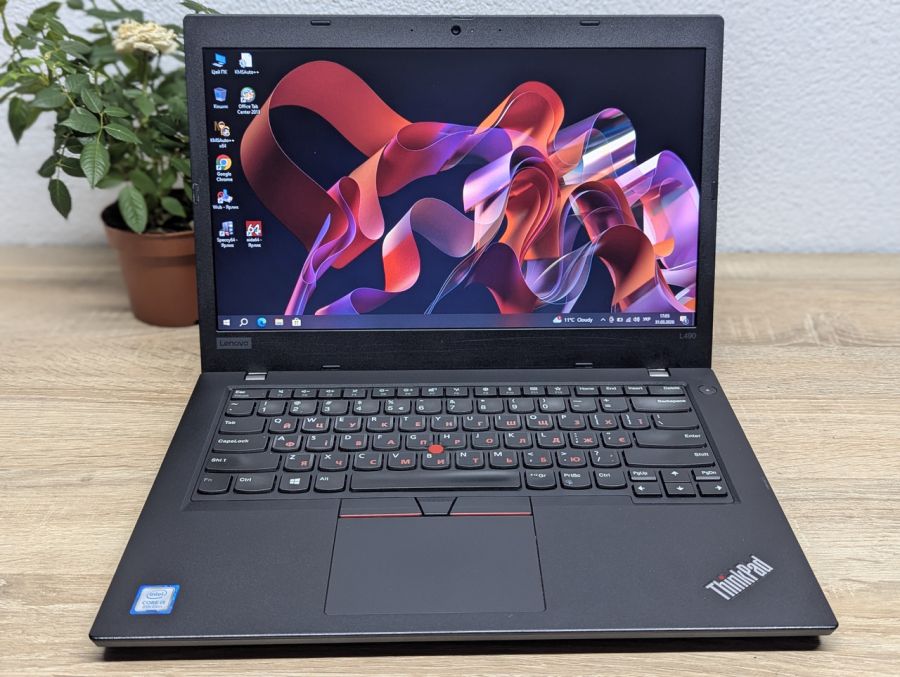 Ноутбук Б/В Lenovo ThinkPad L490, Intel Core i5-8265U, DDR4 8 GB, SSD 256GB, 14" UHD