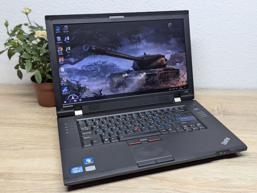 Уцінка! Ноутбук Б/В Lenovo L520, Intel Core i3-2330M, DDR3 8 GB, SSD 128GB, 15.6" HD Сенсор