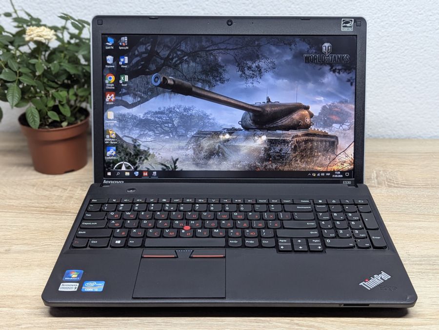 Ноутбук Б/В Lenovo Think Pad Edge E530, Intel Core i3-3120M, DDR3 8 GB, SSD 128GB, NVIDIA GeForce GT 610M 1Gb, 15.6"