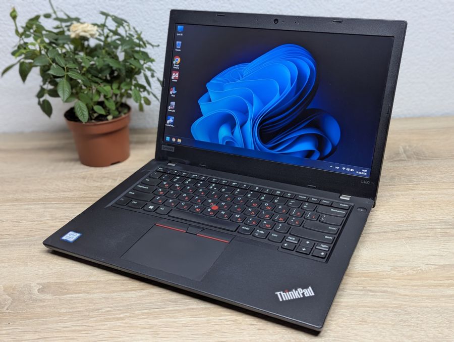Уцінка! Ноутбук Б/В Lenovo ThinkPad L480, Intel Core i5-8250U, DDR4 8 GB, SSD 256GB, 14" UHD