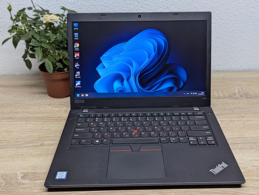 Уцінка! Ноутбук Б/В Lenovo ThinkPad L480, Intel Core i5-8250U, DDR4 8 GB, SSD 256GB, 14" UHD