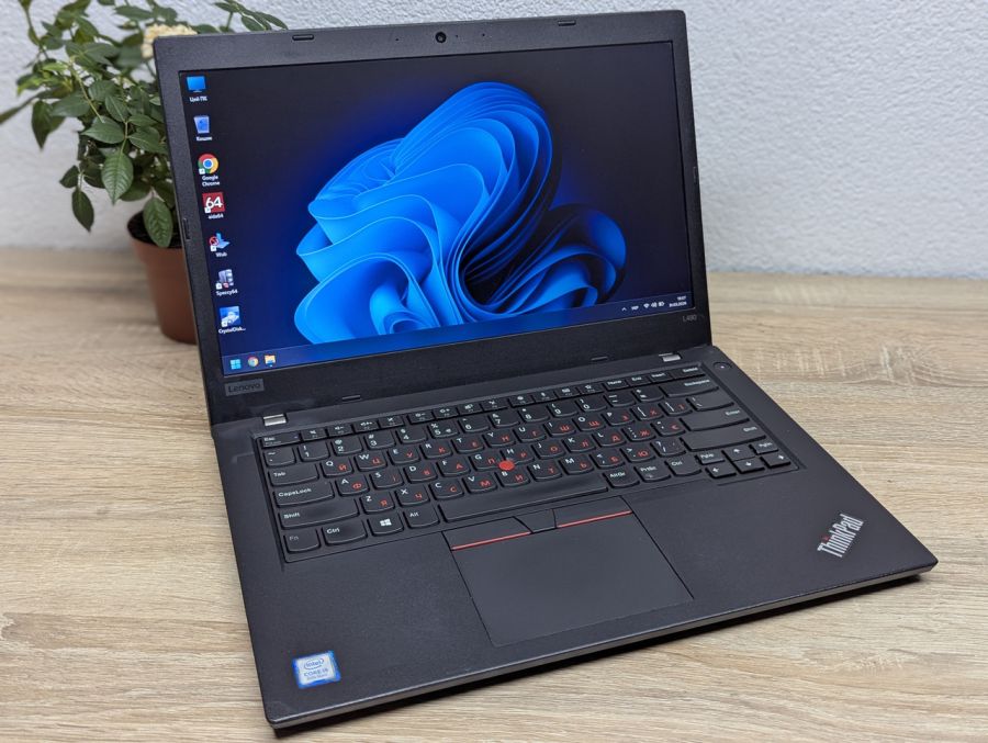 Уцінка! Ноутбук Б/В Lenovo ThinkPad L480, Intel Core i5-8250U, DDR4 8 GB, SSD 256GB, 14" UHD