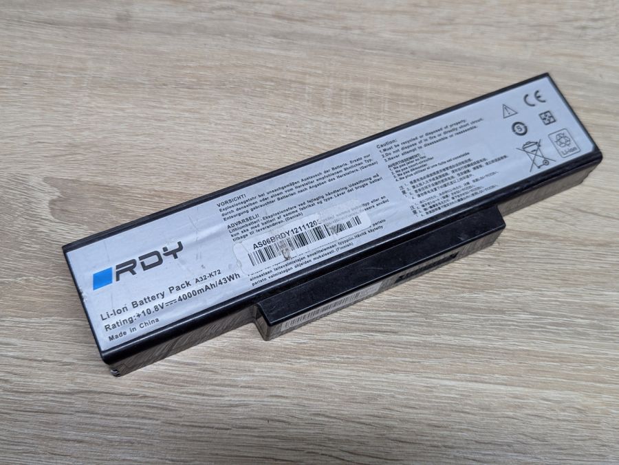 Б/В Акумуляторна батарея RDY A32-K72