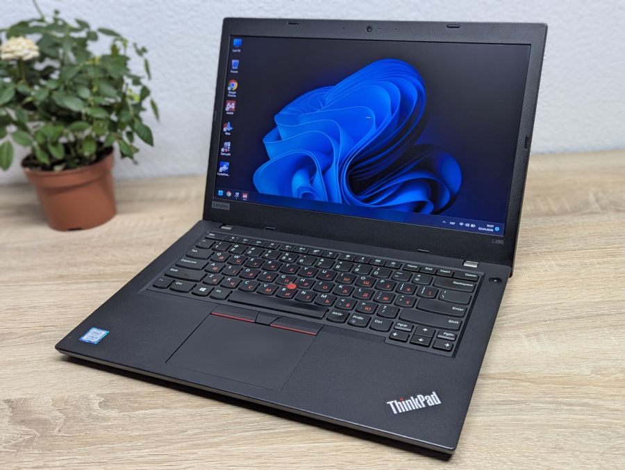 Уцінка! Ноутбук Б/В Lenovo ThinkPad L480, Intel Core i5-8250U, DDR4 8 GB, SSD 256GB, 14" UHD