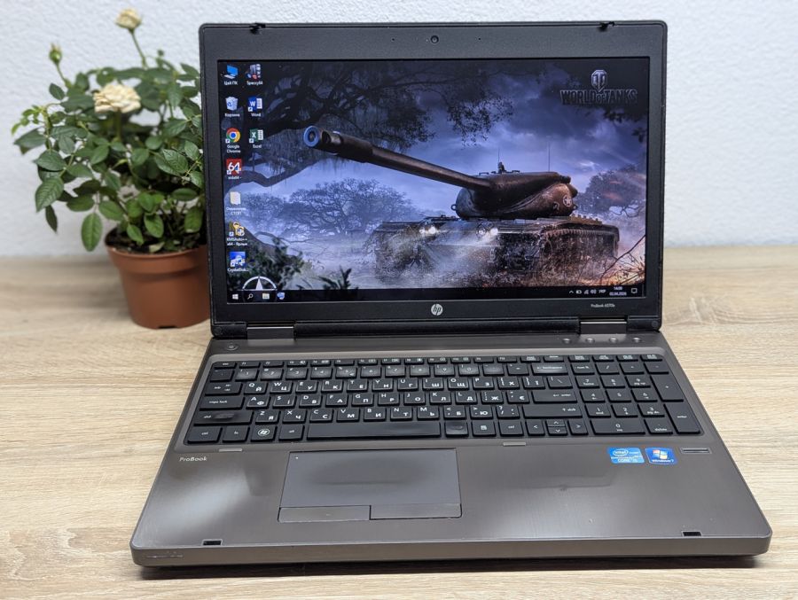 Ноутбук Б/В HP ProBook 6570B, Intel Core i5-2410M, DDR3 8GB, HDD 500GB, AMD Radeon HD 7400M, 15.6" HD