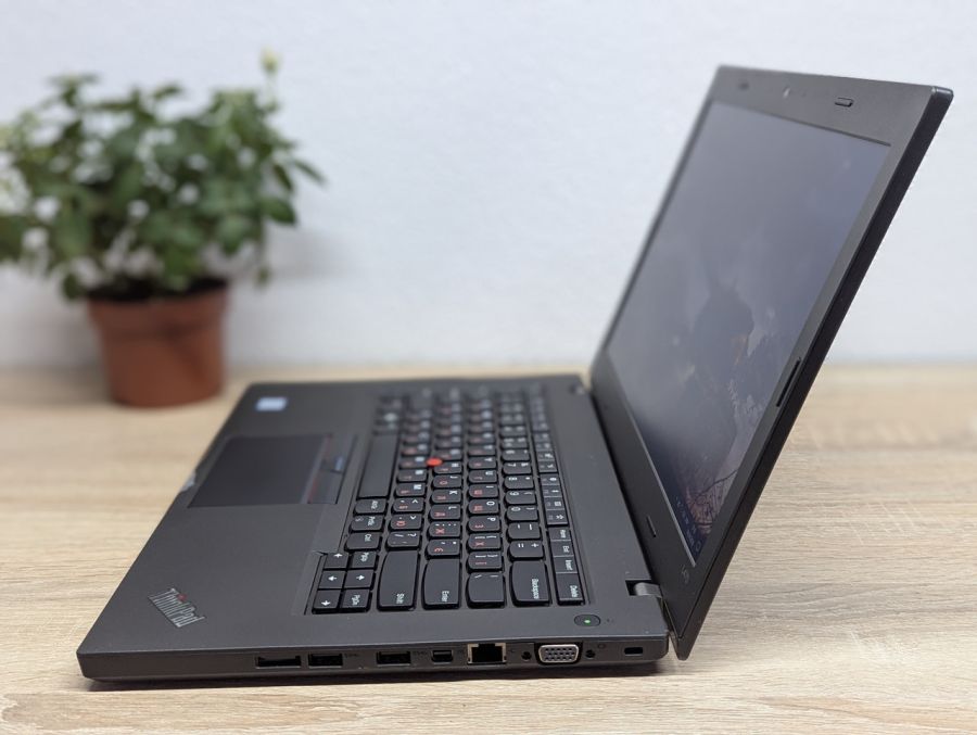 Уцінка! Ноутбук Б/В Lenovo ThinkPad L470, Intel Core i5-6200U, DDR4 8 GB, SSD 256GB, 14" HD