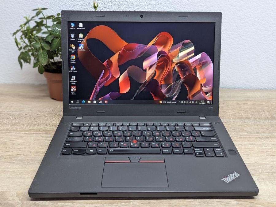 Уцінка! Ноутбук Б/В Lenovo ThinkPad T460P, Intel Core i7-6700HQ, DDR4 8 GB, SSD 128GB, NVIDIA GeForce 940MX 2Gb, 14" Full HD