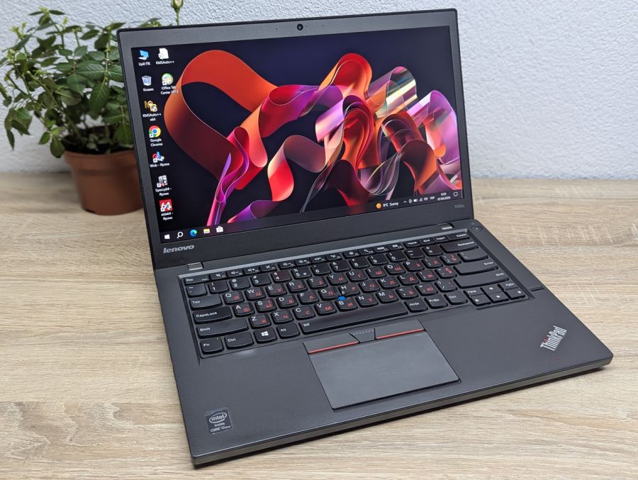 Ноутбук Б/В Lenovo ThinkPad T450S, Intel Core i7-5600U, DDR3 8 GB, SSD 128GB, 14" Full HD