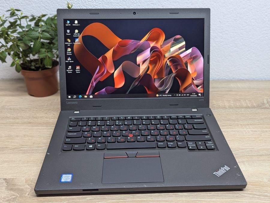 Уцінка! Ноутбук Б/В Lenovo ThinkPad L470, Intel Core i5-6200U, DDR4 8 GB, SSD 128GB, 14" Full HD