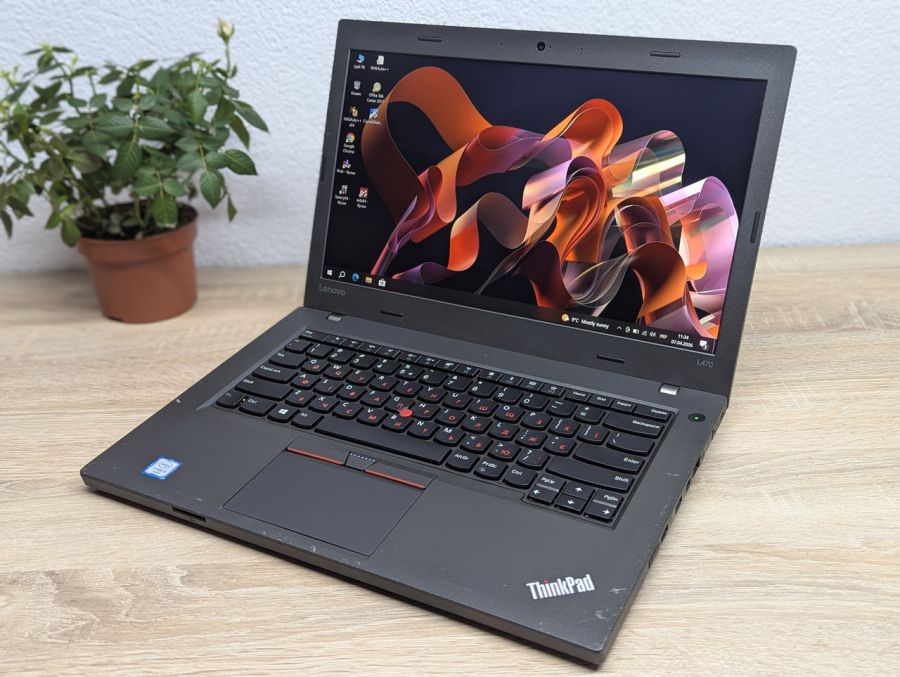 Уцінка! Ноутбук Б/В Lenovo ThinkPad L470, Intel Core i5-6200U, DDR4 8 GB, SSD 128GB, 14" Full HD