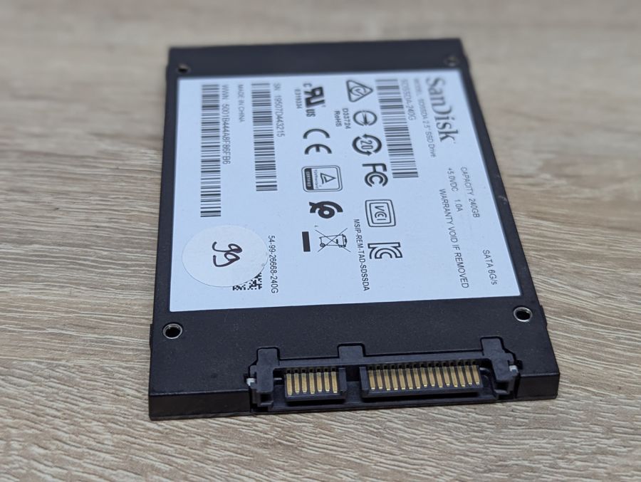 Б/В SSD SanDisk PLUS 240 ГБ 2.5"