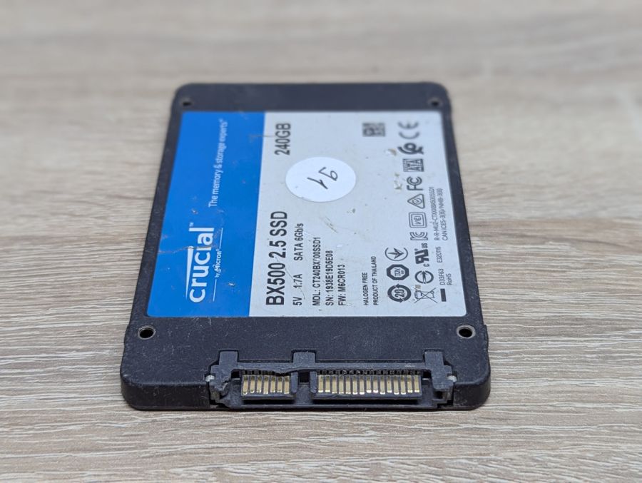 Б/В SSD Crucial BX500 240 ГБ 2.5"