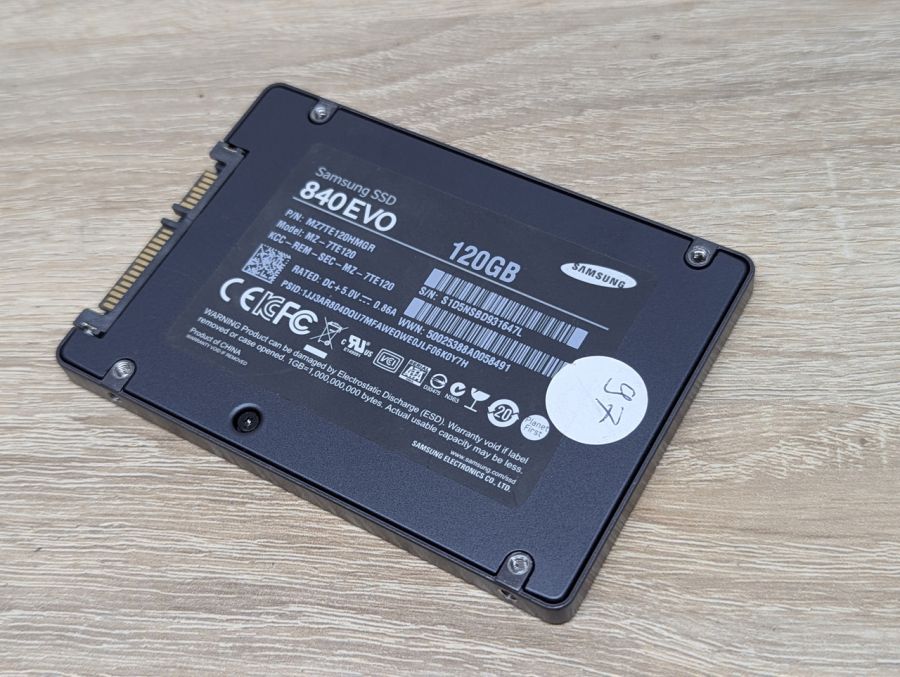 Б/В SSD Samsung 840 EVO 120 ГБ