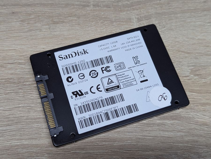 Б/В SSD SanDisk SanDisk Ultra II 120 ГБ SDSSDHI