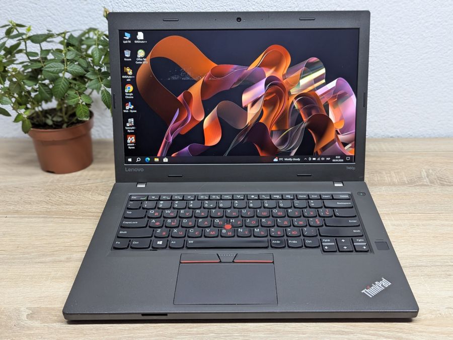 Ноутбук Б/В Lenovo ThinkPad T460P, Intel Core i5-6300HQ, DDR4 8 GB, SSD 128GB, 14" Full HD