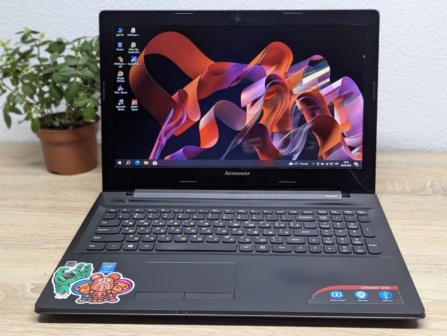 Ноутбук Б/В Lenovo G50-80, Intel Core i3-4005U, DDR3 8 GB, SSD 128GB, 15.6" HD