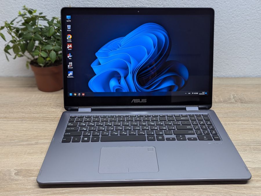 Ноутбук Б/В ASUS TP510U, Intel Core i5-8250U, DDR4 16 GB, SSD 500GB, 15.6" Full HD Сенсор