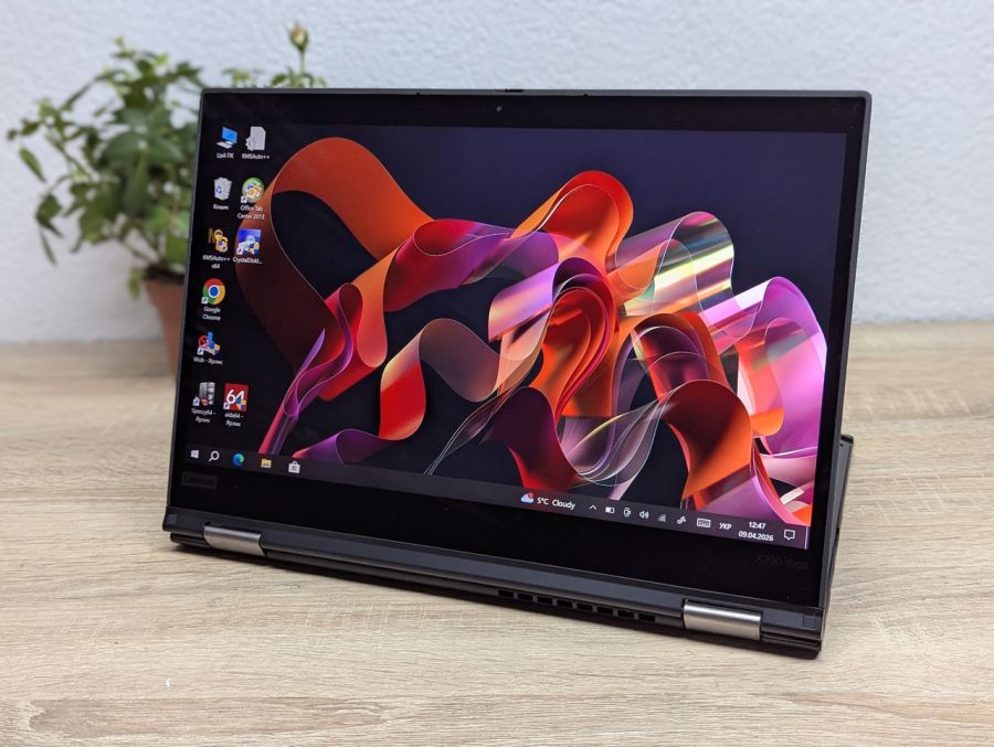 Ноутбук Б/В Lenovo ThinkPad X390 Yoga, Intel Core i5-8265U, DDR4 8GB, SSD 128GB, 13" Full HD Сенсор