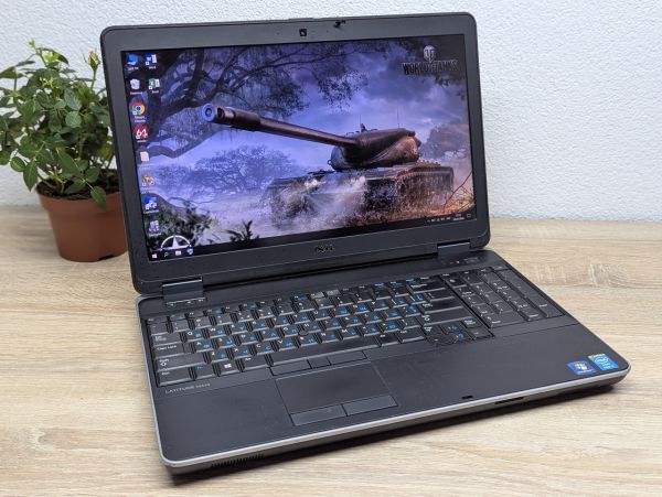 Ноутбук Б/В Dell Latitude E6540, Intel Core i7-4600M, DDR3 8 GB, SSD 128GB, 15.6" Full HD