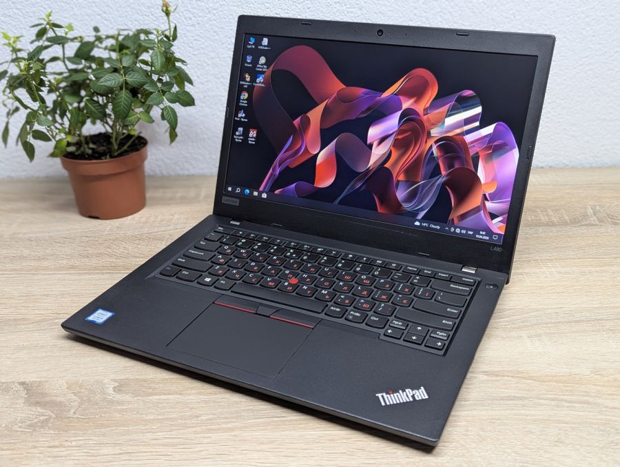 Ноутбук Б/В Lenovo ThinkPad L480, Intel Core i5-8250U, DDR4 8 GB, SSD 256GB, 14" UHD