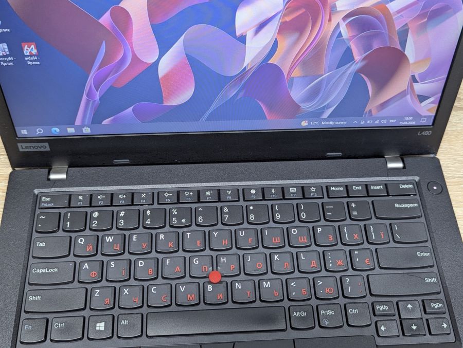 Ноутбук Б/В Lenovo ThinkPad L480, Intel Core i5-8250U, DDR4 8 GB, SSD 256GB, 14" UHD