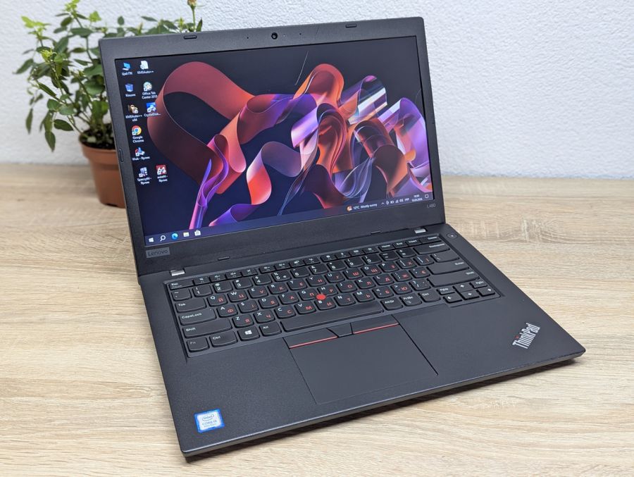 Ноутбук Б/В Lenovo ThinkPad L480, Intel Core i5-8250U, DDR4 8 GB, SSD 256GB, 14" UHD
