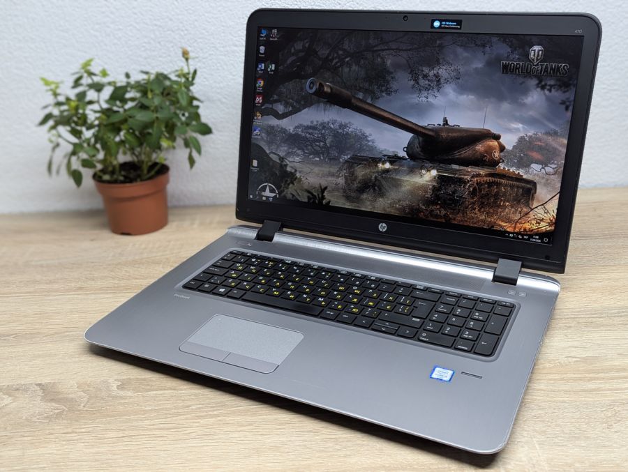 Ноутбук Б/В HP ProBook 470 G3, Intel Core i5-6200U, DDR4 8 GB, SSD 256GB, AMD Radeon R7 M340 2Gb, 17" Full HD
