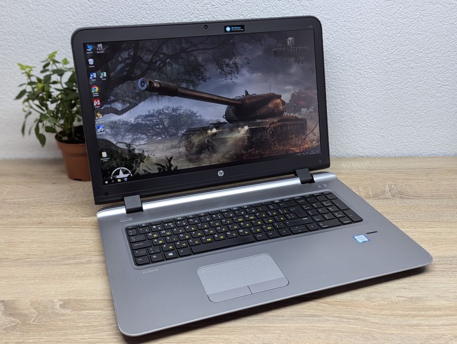 Ноутбук Б/В HP ProBook 470 G3, Intel Core i5-6200U, DDR4 8 GB, SSD 256GB, AMD Radeon R7 M340 2Gb, 17" Full HD