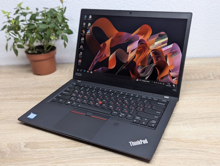 Ноутбук Б/В Lenovo ThinkPad T490, Intel Core i5-8265U, DDR4 8 GB, SSD 256GB, 14" Full HD