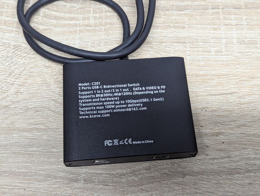 Новий KVM-перемикач KCEVE C201 USB-C