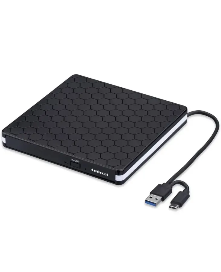 Новий Зовнішній CD/DVD-привід Amicool BT686