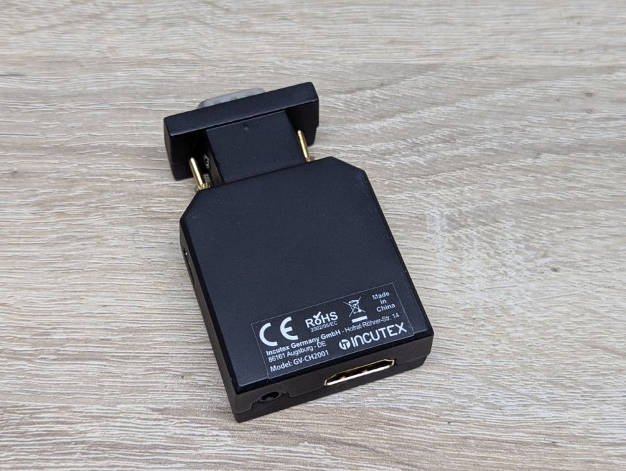 Новий Відеоадаптер HDMI на VGA Incutex GV-CH2001 [ProductHub SKU CH2001(11)]