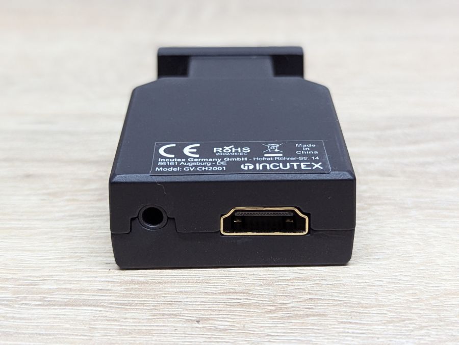 Новий Відеоадаптер HDMI на VGA Incutex GV-CH2001
