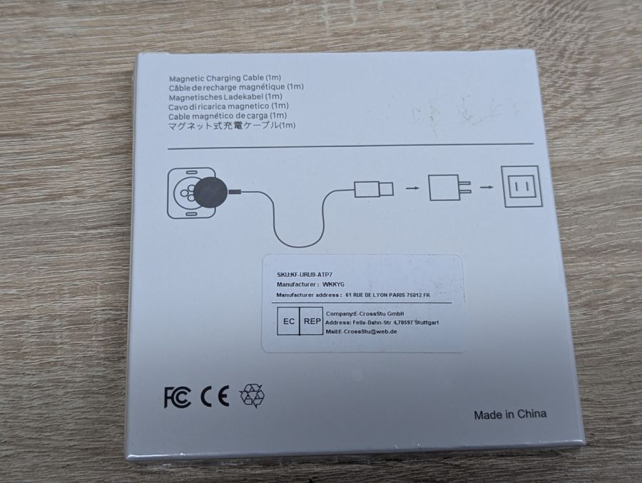 Новий Магнітний кабель для заряджання Apple Watch USB-C 1 метр [ProductHub SKU ATP7(12)]