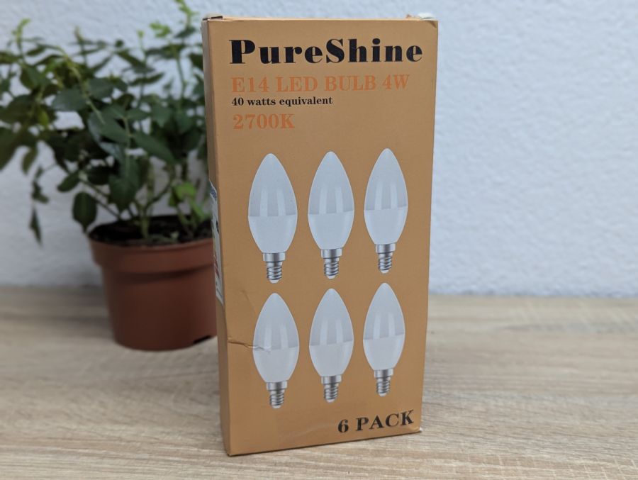 Новий Cвітлодіодні лампи E14 PureShine у формі свічки 6 штук