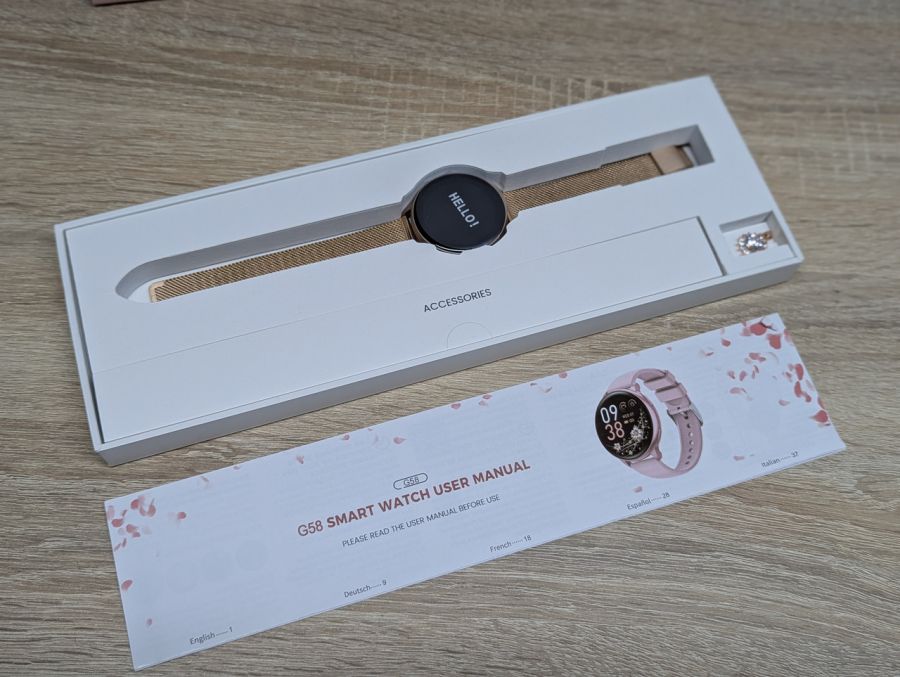 Новий Жіночий смарт-годинник BANLVS G58
