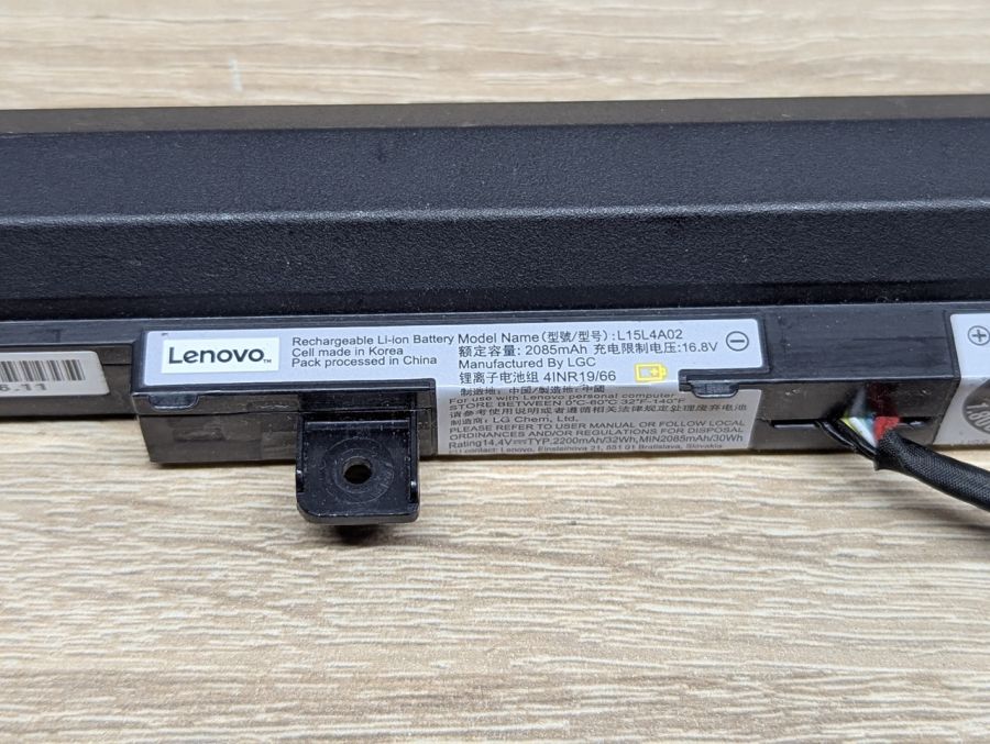 Б/В Оригінальний акумулятор Lenovo L15L4A02