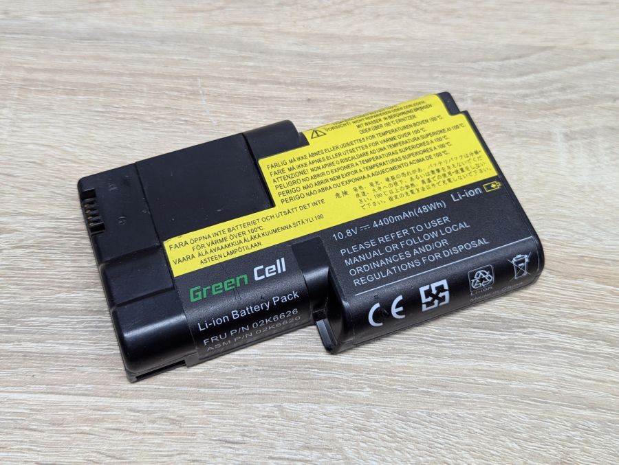 Б/В Акумуляторна батарея Green Cell 02K6626,02K6620
