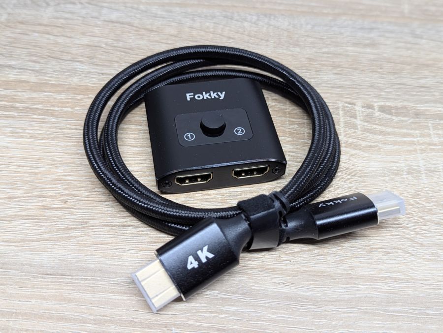 Новий Двонаправлений HDMI-перемикач Fokky HS345-BK