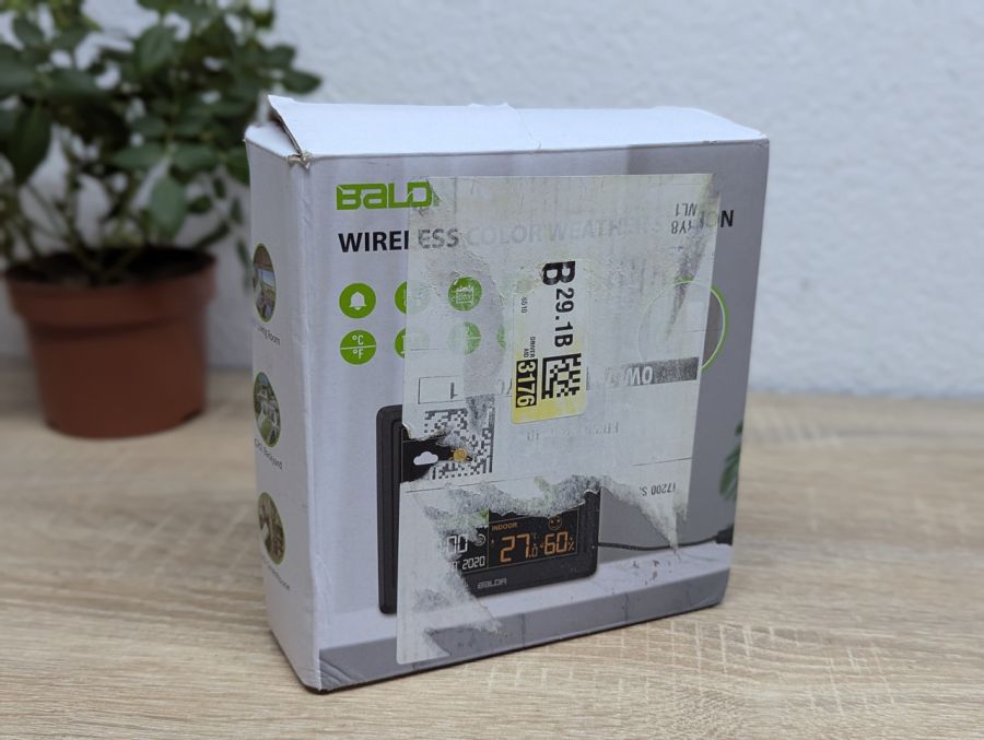 Новий Метеостанція Baldr B0360WST2H2PR