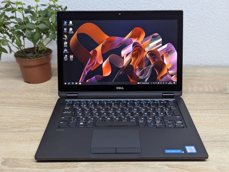 Ноутбук Б/В Dell Latitude 5289, Intel Core i5-7300U, DDR3 8 GB, SSD 128GB, 12" Full HD Сенсор