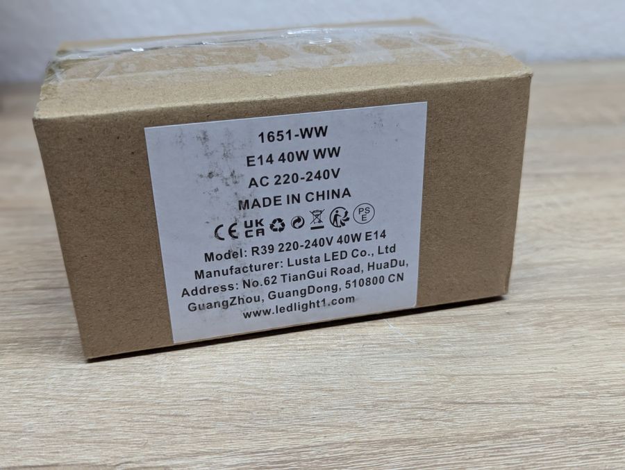 Новий Дзеркальні лампи розжарювання Bonlux R39 E14 40W 6шт