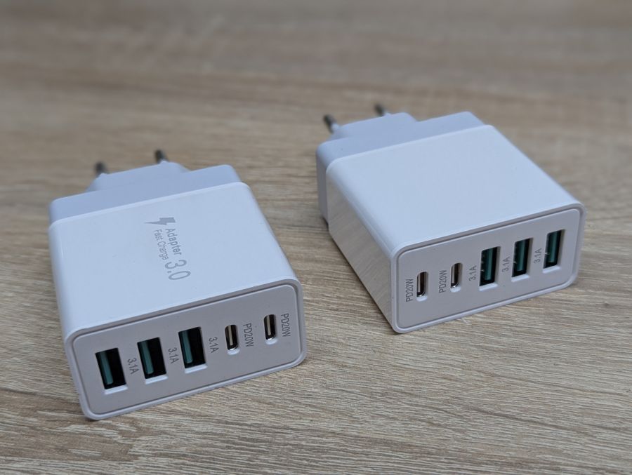 Новий Мережевий зарядний пристрій 40W 40W A+C 2шт