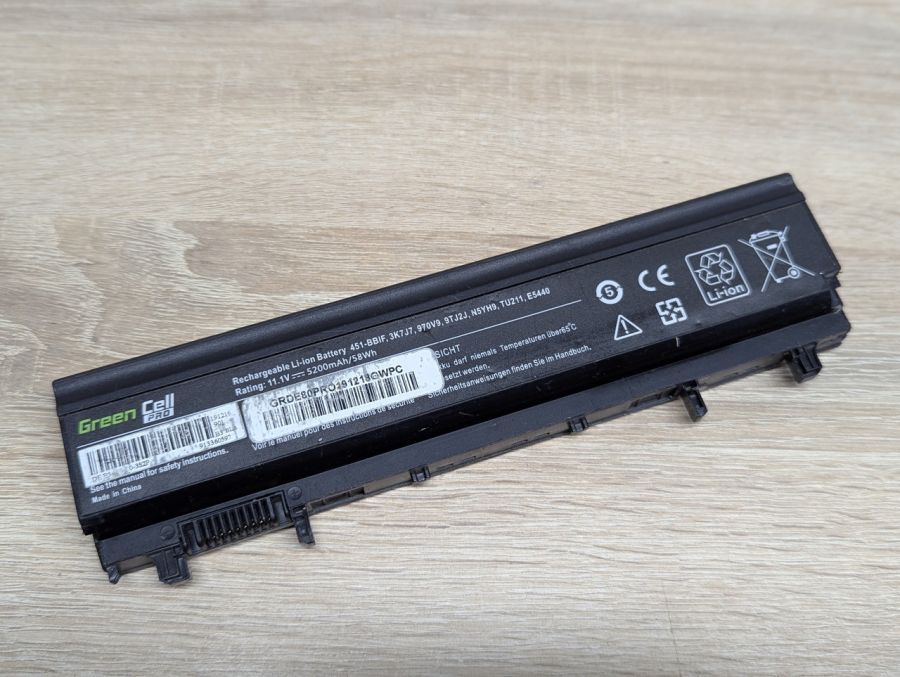 Б/В Акумуляторна батарея Green Cell 451-BBIF \ 3K7J7,970V9,9TJ2J,E5440