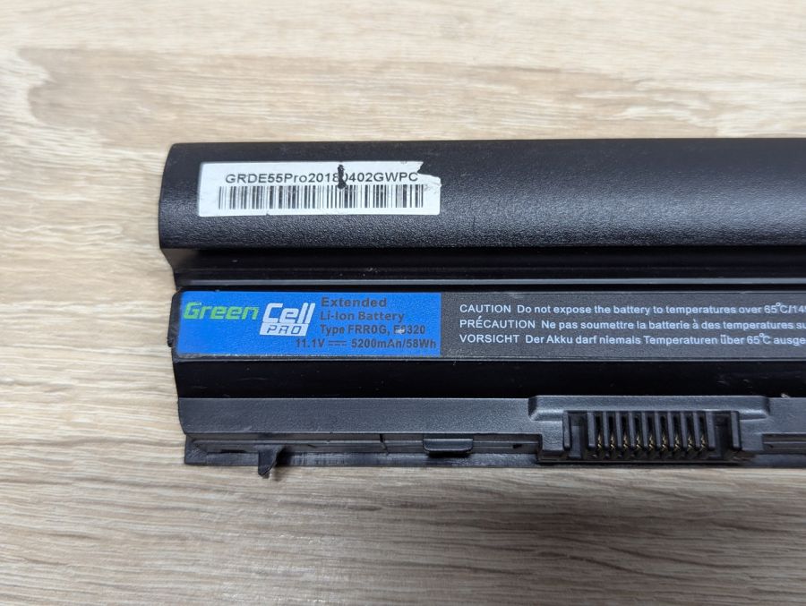 Б/В Акумуляторна батарея Green Cell FRR0G ,E6320 [ProductHub SKU FRR0G-58]