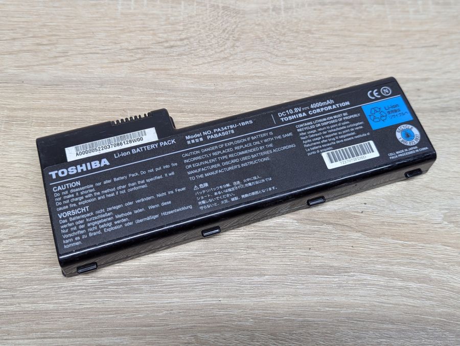Б/В Акумуляторна батарея Toshiba PA3479U-1BRS