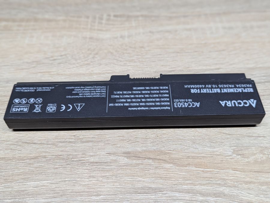 Б/В Акумуляторна батарея Accura ACC4503, PA3634U-1BAS,PA3635U-1BAM
