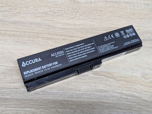 Б/В Акумуляторна батарея Accura ACC4503, PA3634U-1BAS,PA3635U-1BAM