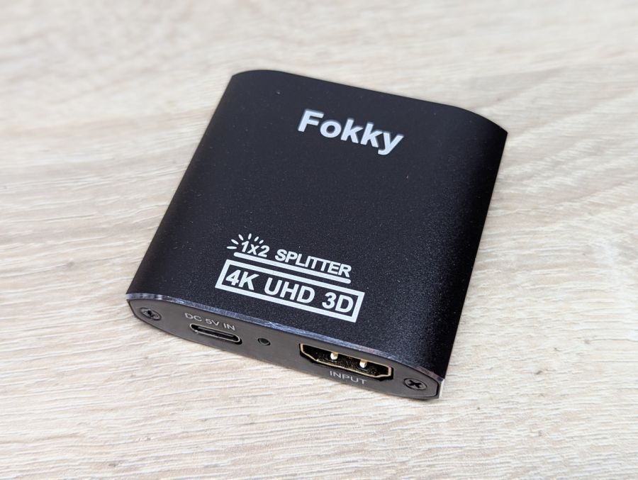 Новий Fokky HDMI Splitter 1x2 HS306-BK