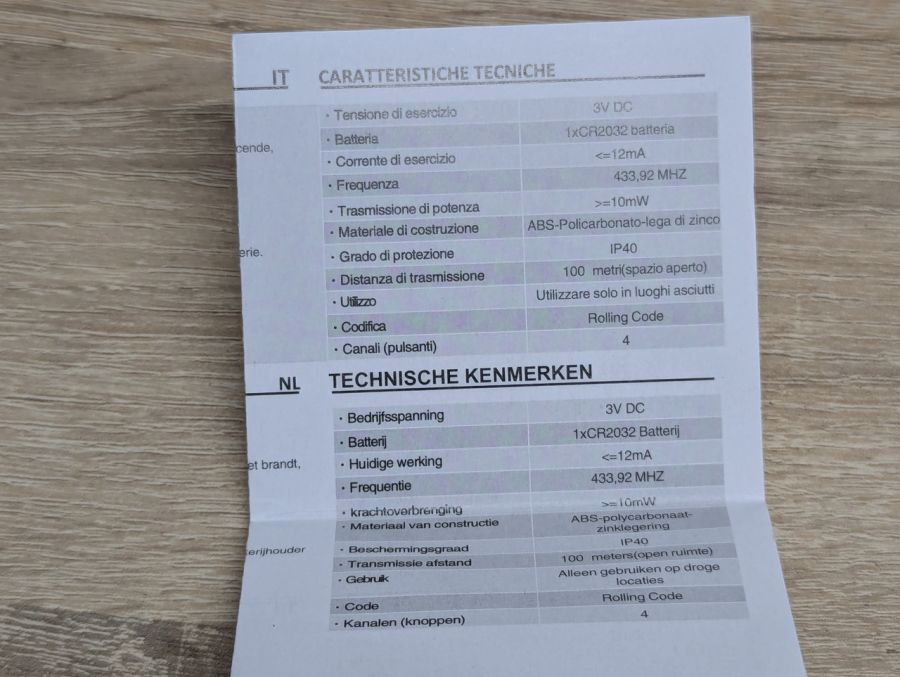 Новий Пульт дистанційного керування 433.92 МГц для автоматичних воріт та гаражних дверей
